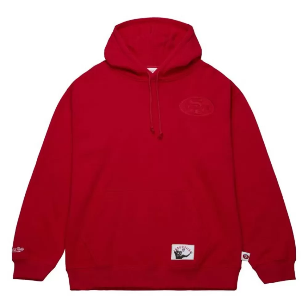 Apparel Mitchell & Ness Hoodies & Sweatshirts-Tonal Logo Heavyweight Fleece San Francisco 49Ers