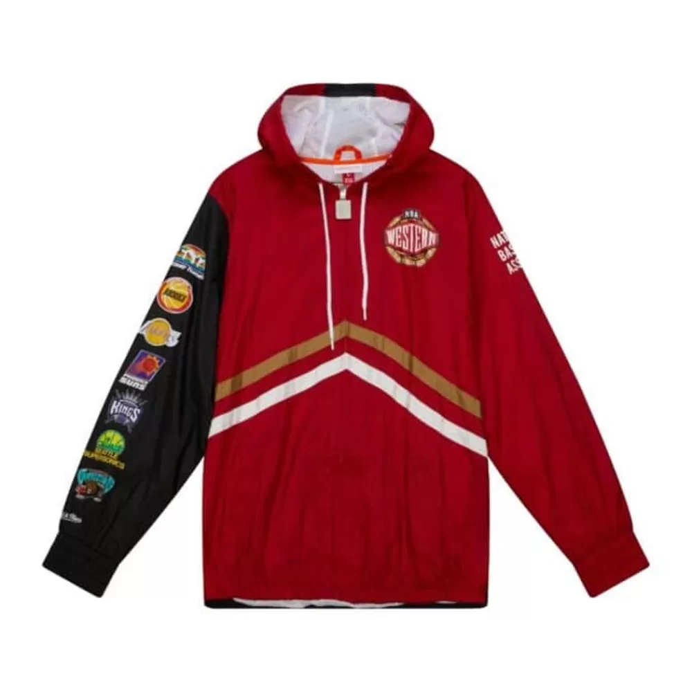 Apparel Mitchell & Ness Jackets & Outerwear-Undeniable Full Zip Windbreaker All Star West