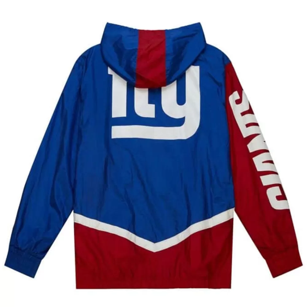 Apparel Mitchell & Ness Jackets & Outerwear-Undeniable Full Zip Windbreaker New York Giants