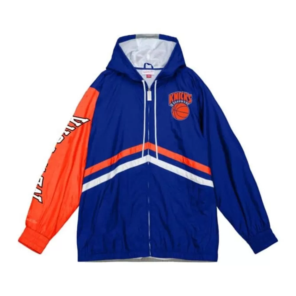 Apparel Mitchell & Ness Jackets & Outerwear-Undeniable Full Zip Windbreaker New York Knicks