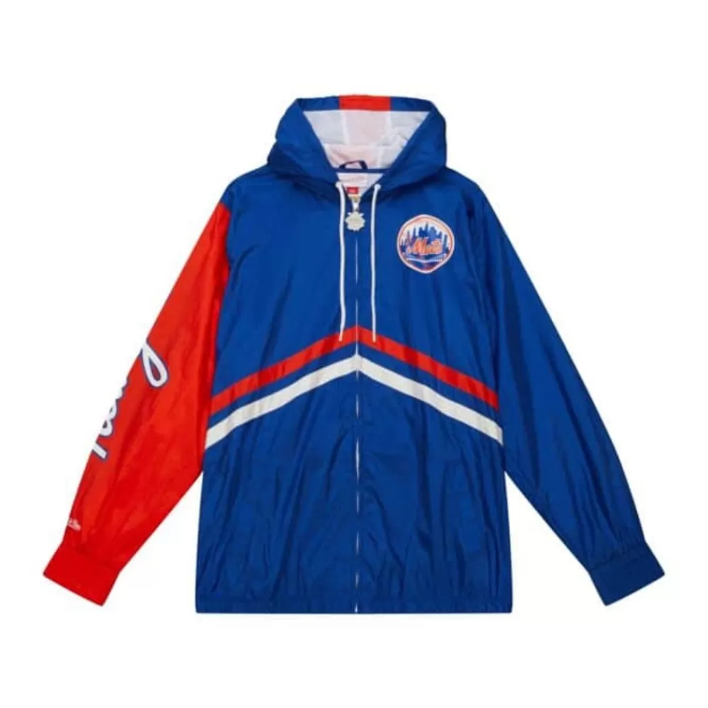 Apparel Mitchell & Ness Jackets & Outerwear-Undeniable Full Zip Windbreaker New York Mets