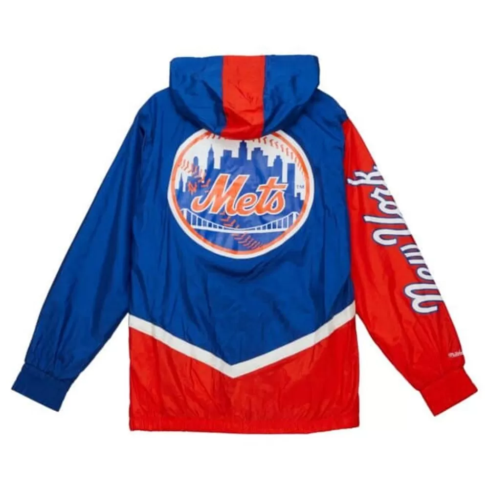 Apparel Mitchell & Ness Jackets & Outerwear-Undeniable Full Zip Windbreaker New York Mets