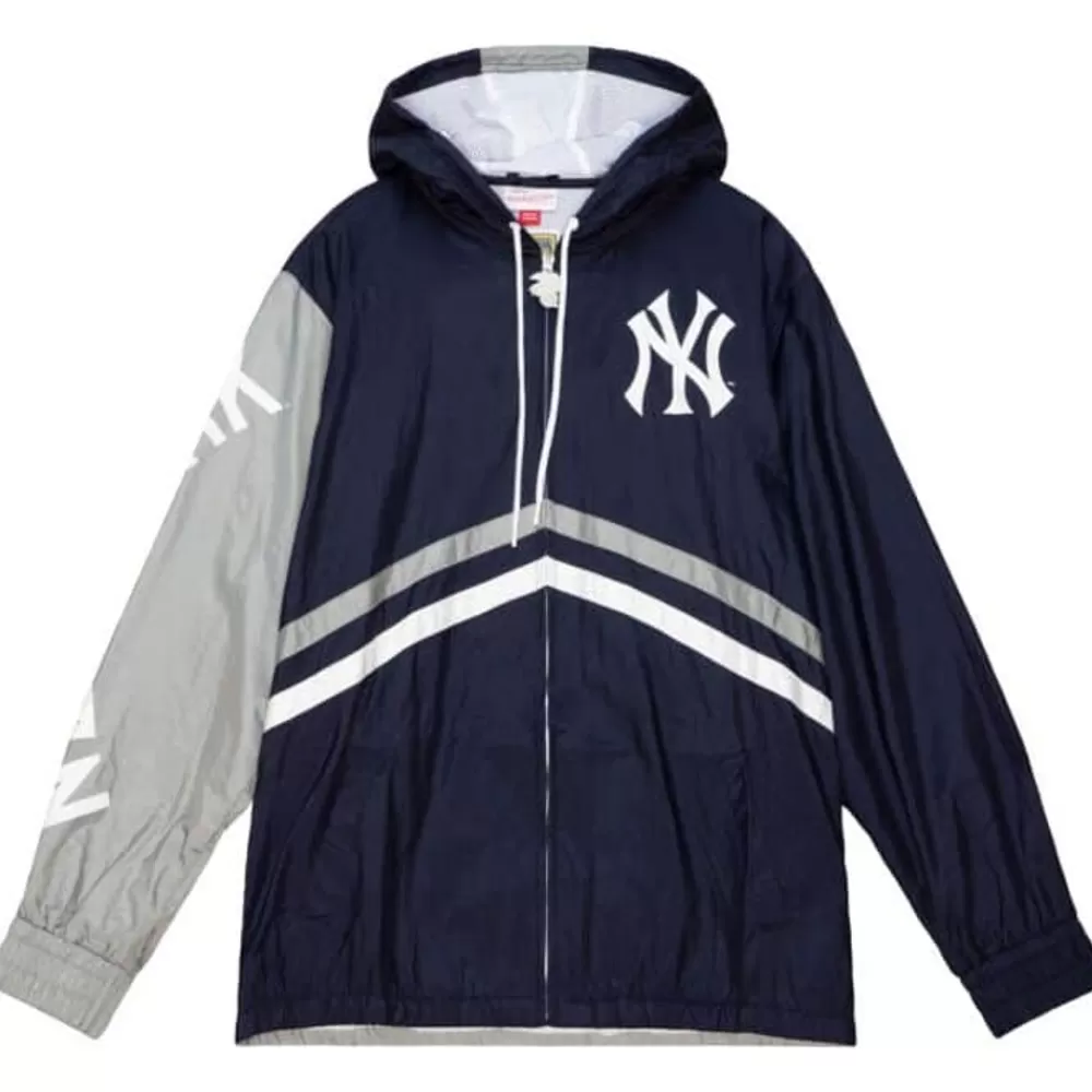 Apparel Mitchell & Ness Jackets & Outerwear-Undeniable Full Zip Windbreaker New York Yankees