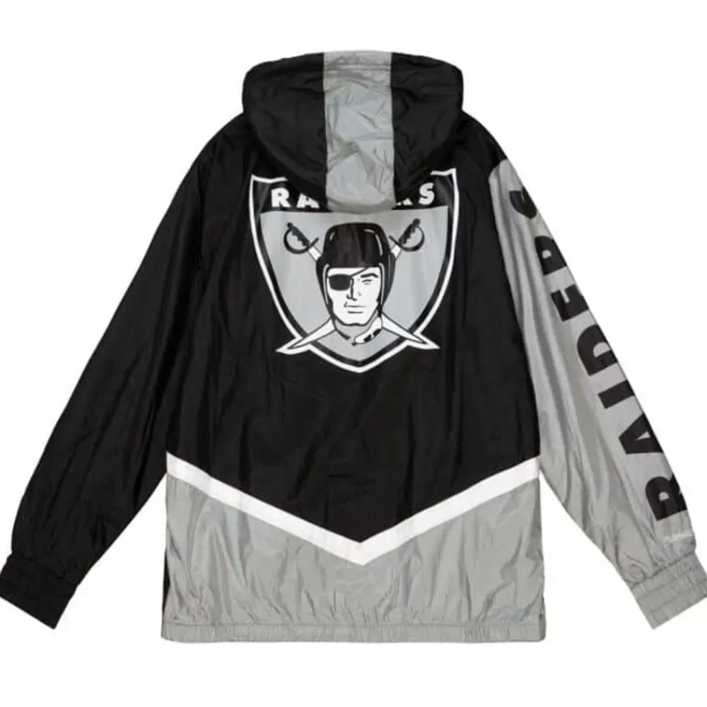 Apparel Mitchell & Ness Jackets & Outerwear-Undeniable Full Zip Windbreaker Oakland Raiders