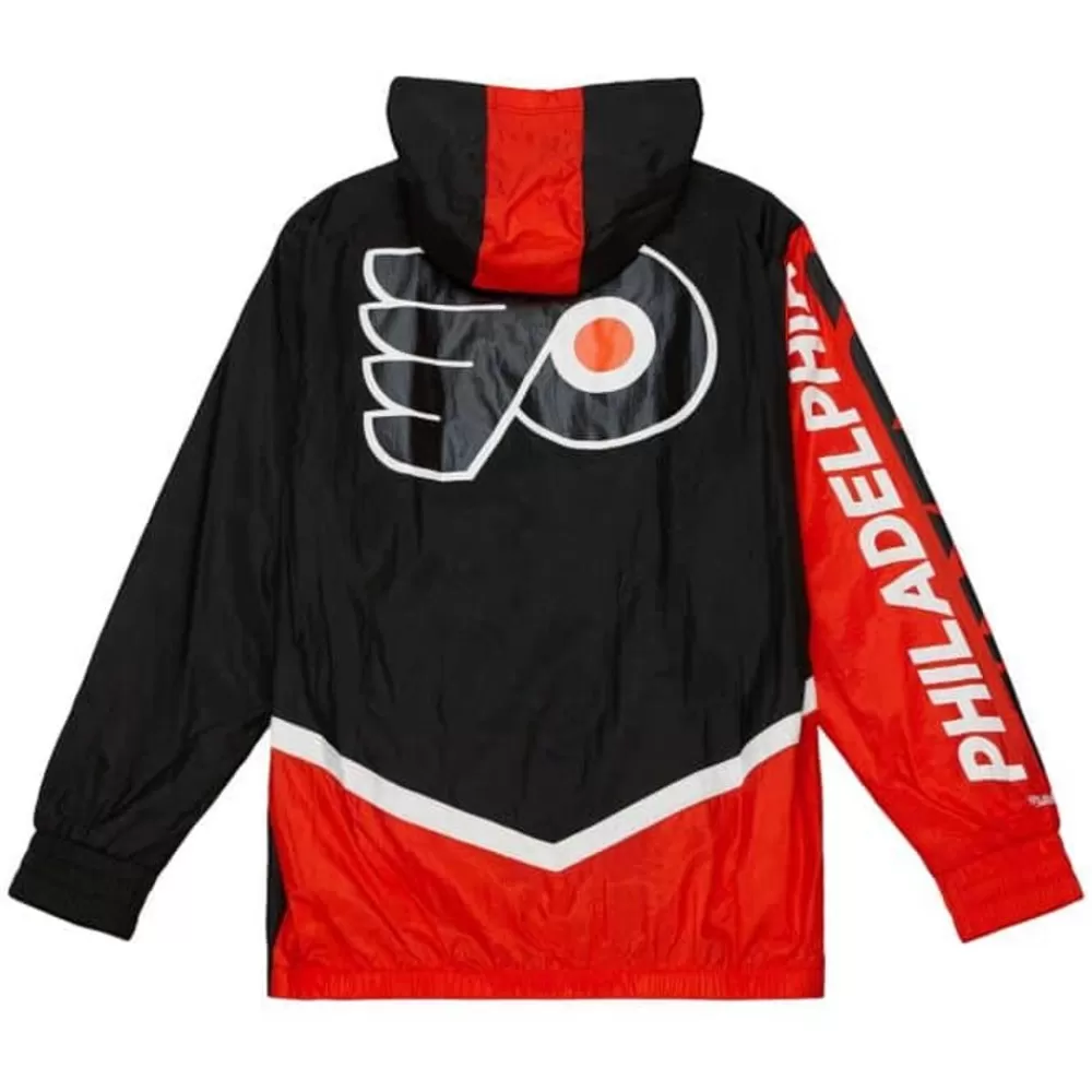 Apparel Mitchell & Ness Jackets & Outerwear-Undeniable Full Zip Windbreaker Philadelphia Flyers