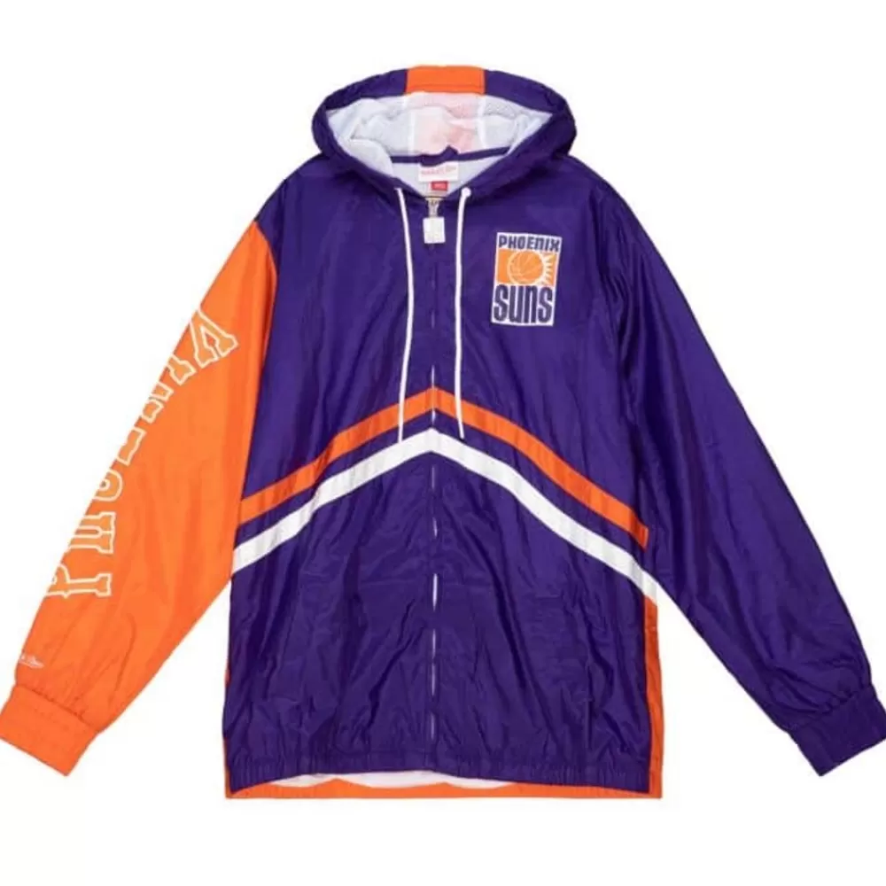 Apparel Mitchell & Ness Jackets & Outerwear-Undeniable Full Zip Windbreaker Phoenix Suns