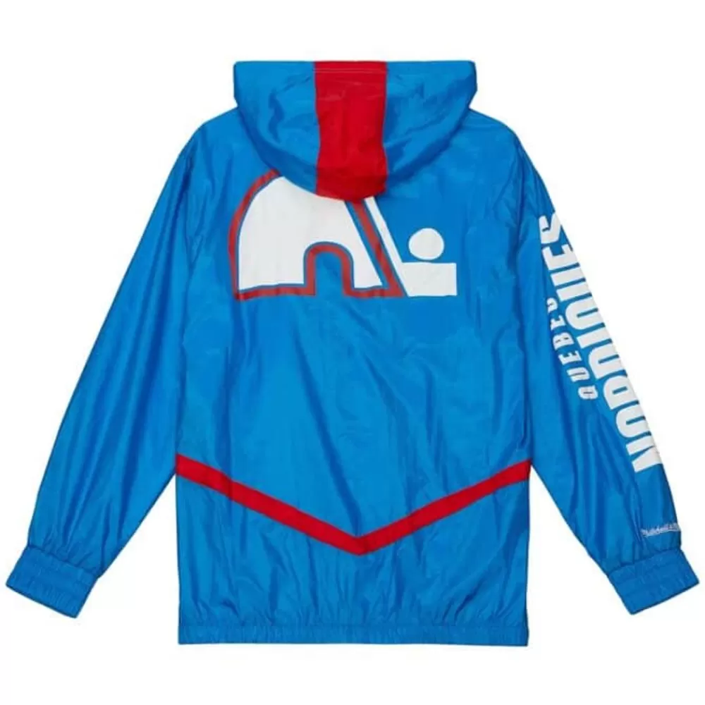 Apparel Mitchell & Ness Jackets & Outerwear-Undeniable Full Zip Windbreaker Quebec Nordiques