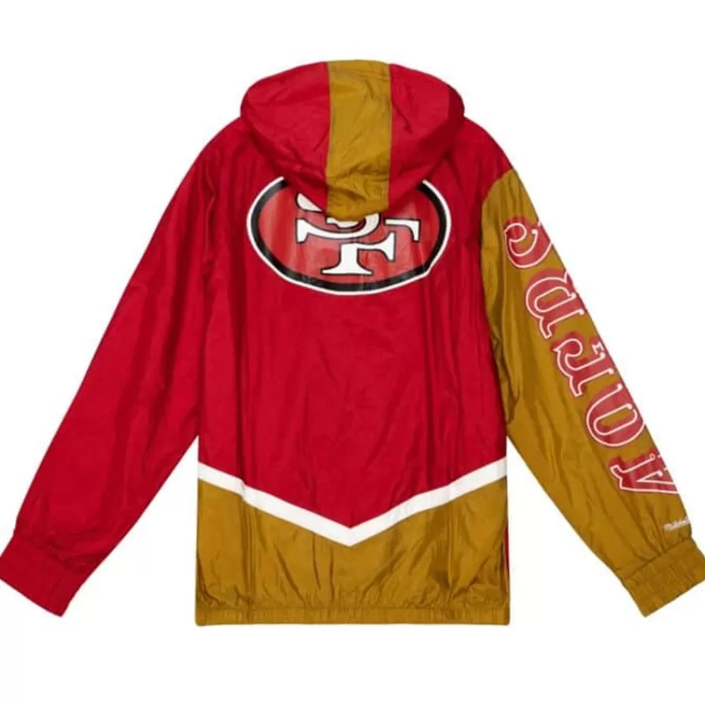 Apparel Mitchell & Ness Jackets & Outerwear-Undeniable Full Zip Windbreaker San Francisco 49Ers