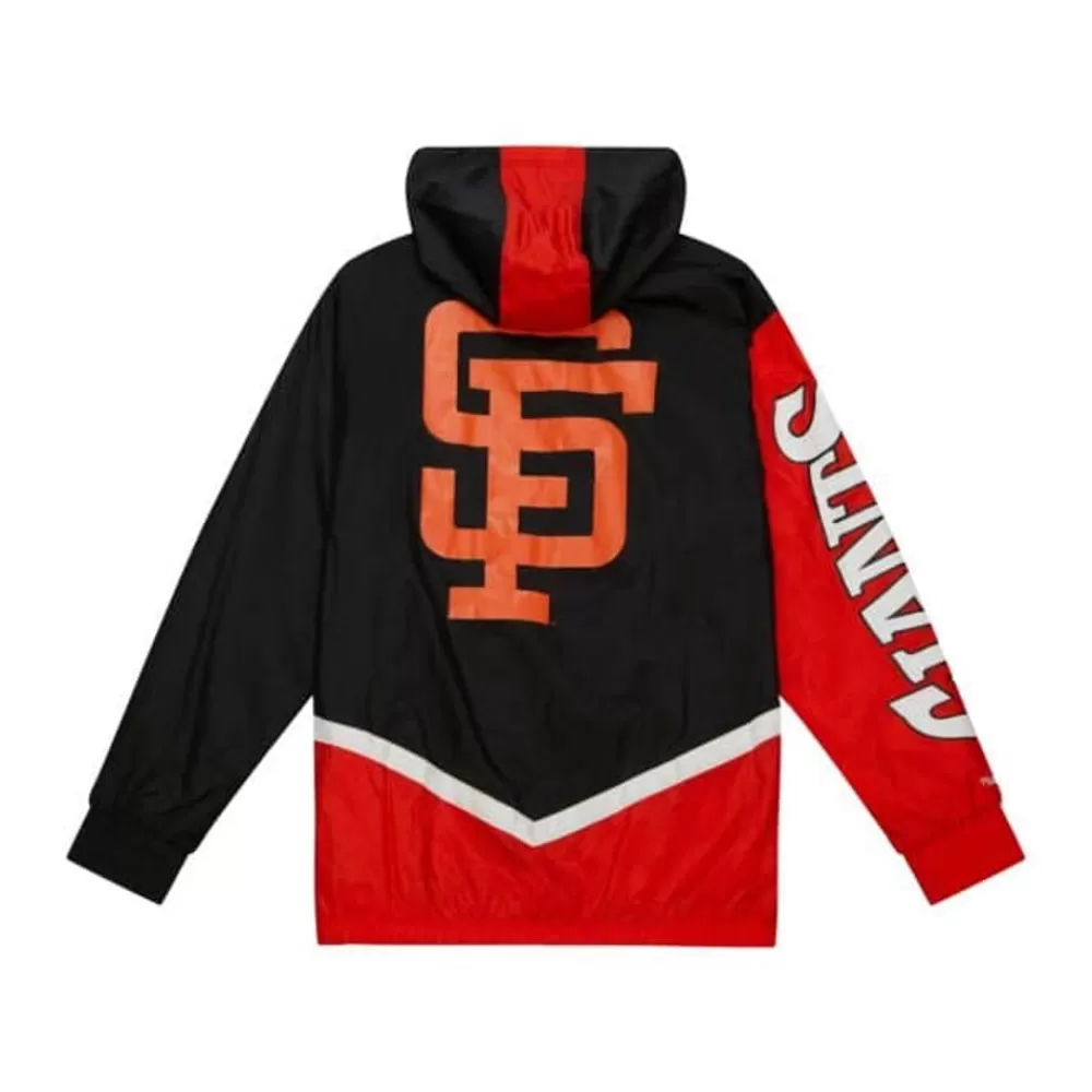 Apparel Mitchell & Ness Jackets & Outerwear-Undeniable Full Zip Windbreaker San Francisco Giants