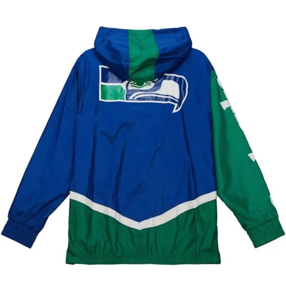 Apparel Mitchell & Ness Jackets & Outerwear-Undeniable Full Zip Windbreaker Seattle Seahawks