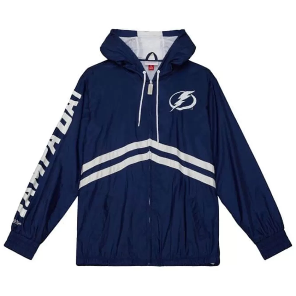 Apparel Mitchell & Ness Jackets & Outerwear-Undeniable Full Zip Windbreaker Tampa Bay Lightning