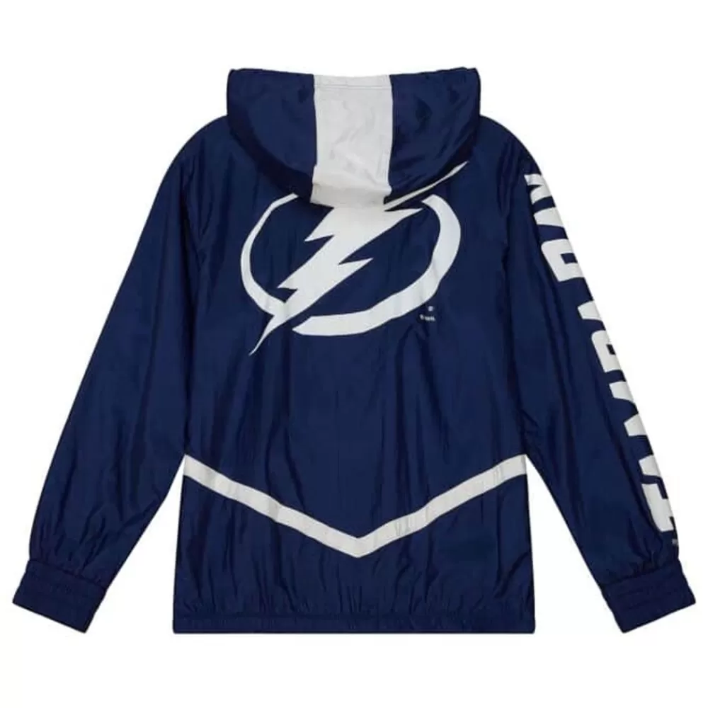 Apparel Mitchell & Ness Jackets & Outerwear-Undeniable Full Zip Windbreaker Tampa Bay Lightning