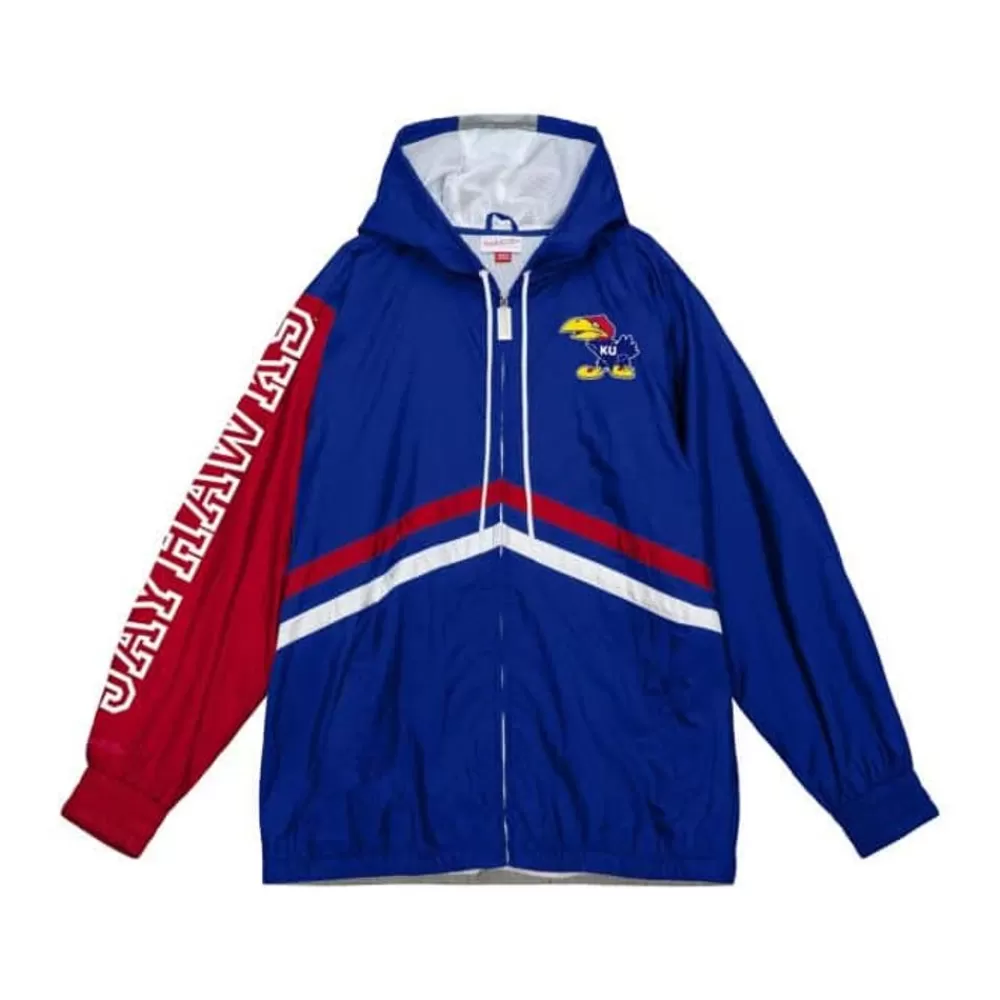 Apparel Mitchell & Ness Jackets & Outerwear-Undeniable Full Zip Windbreaker University Of Kansas