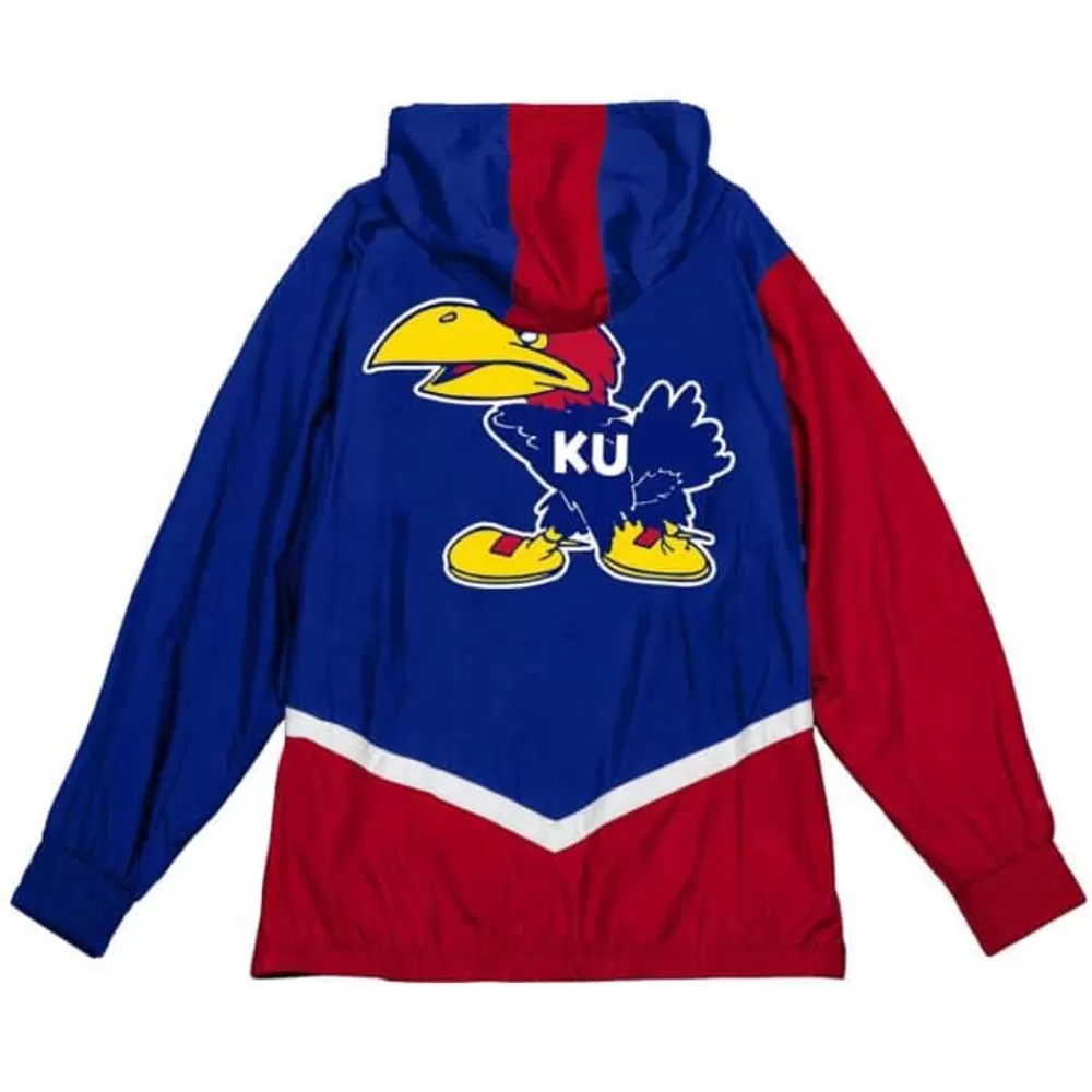 Apparel Mitchell & Ness Jackets & Outerwear-Undeniable Full Zip Windbreaker University Of Kansas