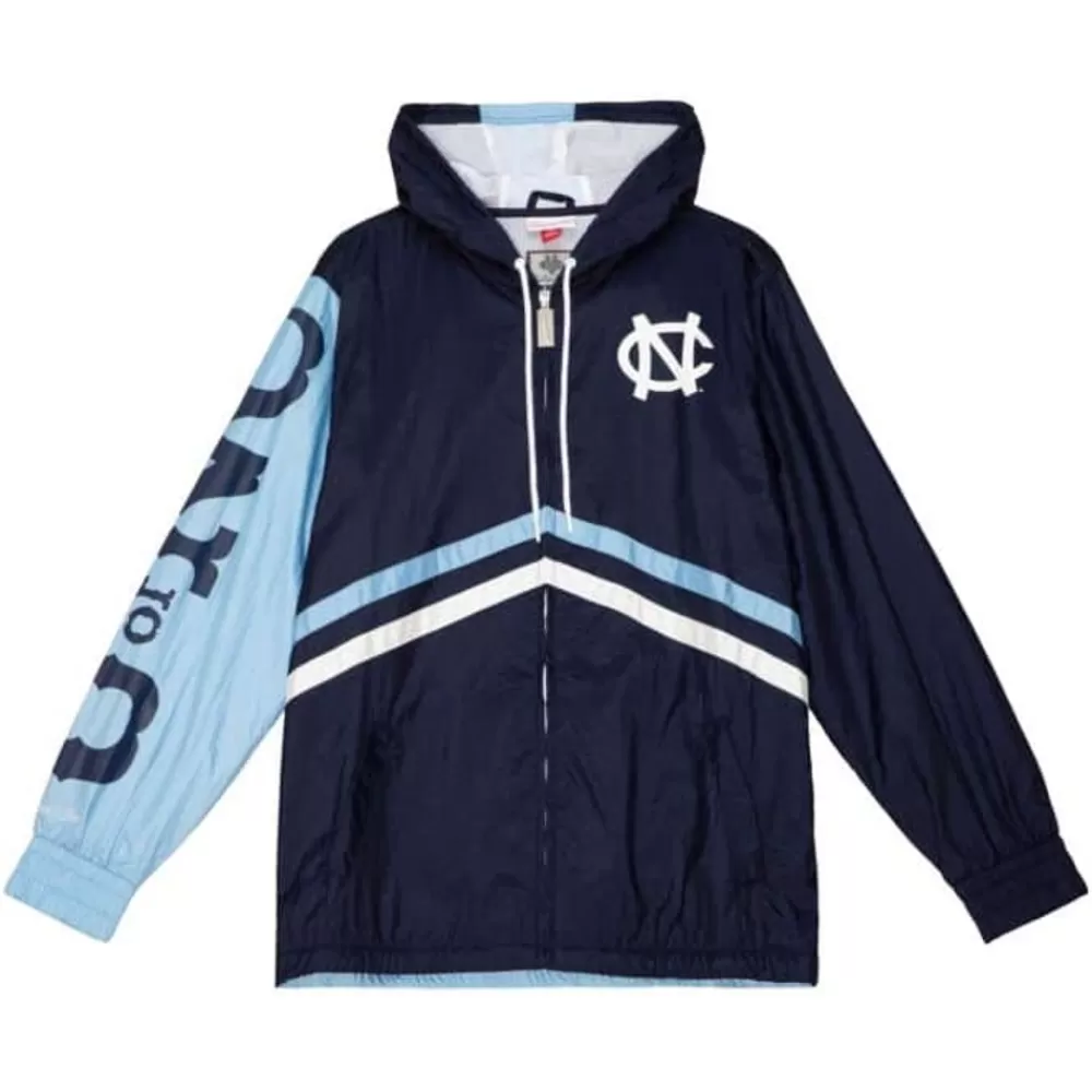 Apparel Mitchell & Ness Jackets & Outerwear-Undeniable Full Zip Windbreaker University Of North Carolina