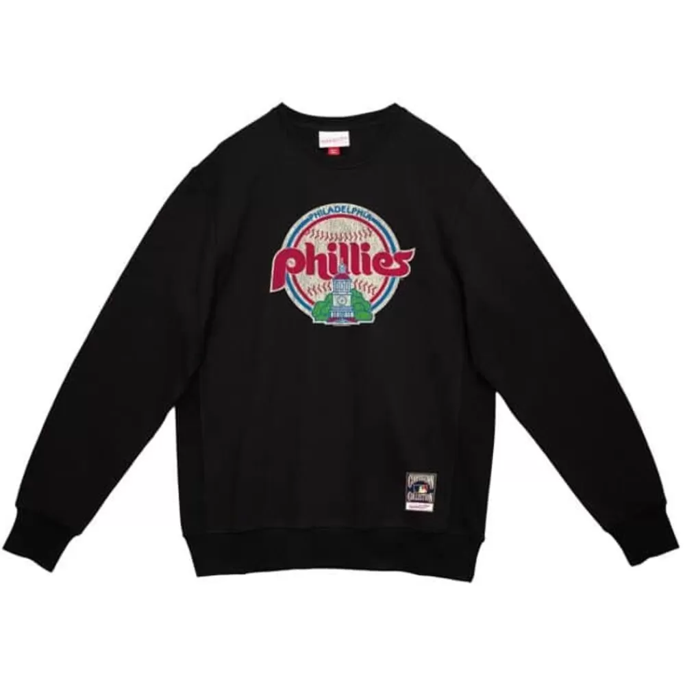 Apparel Mitchell & Ness Hoodies & Sweatshirts-Under The Lights Crew Philadelphia Phillies