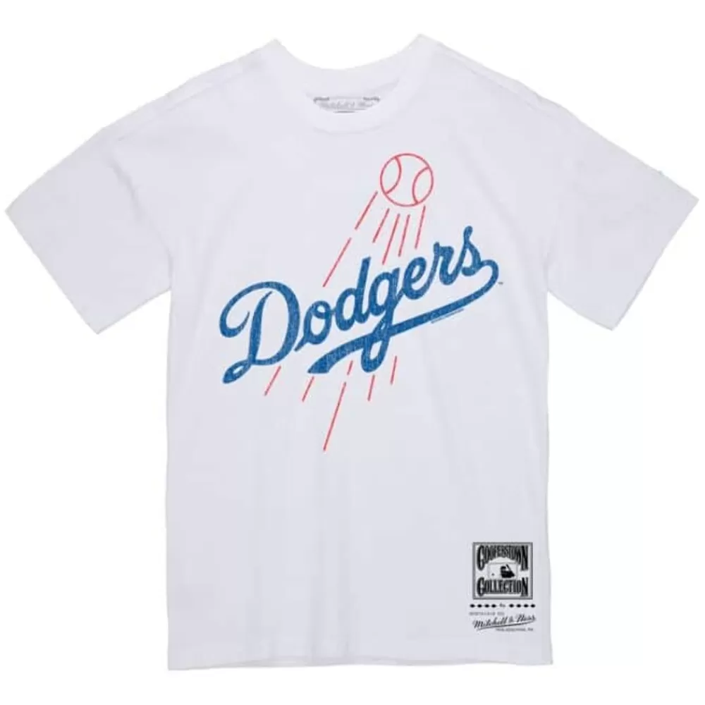 Apparel Mitchell & Ness T-Shirts & Tops-Under The Lights Tee Los Angeles Dodgers