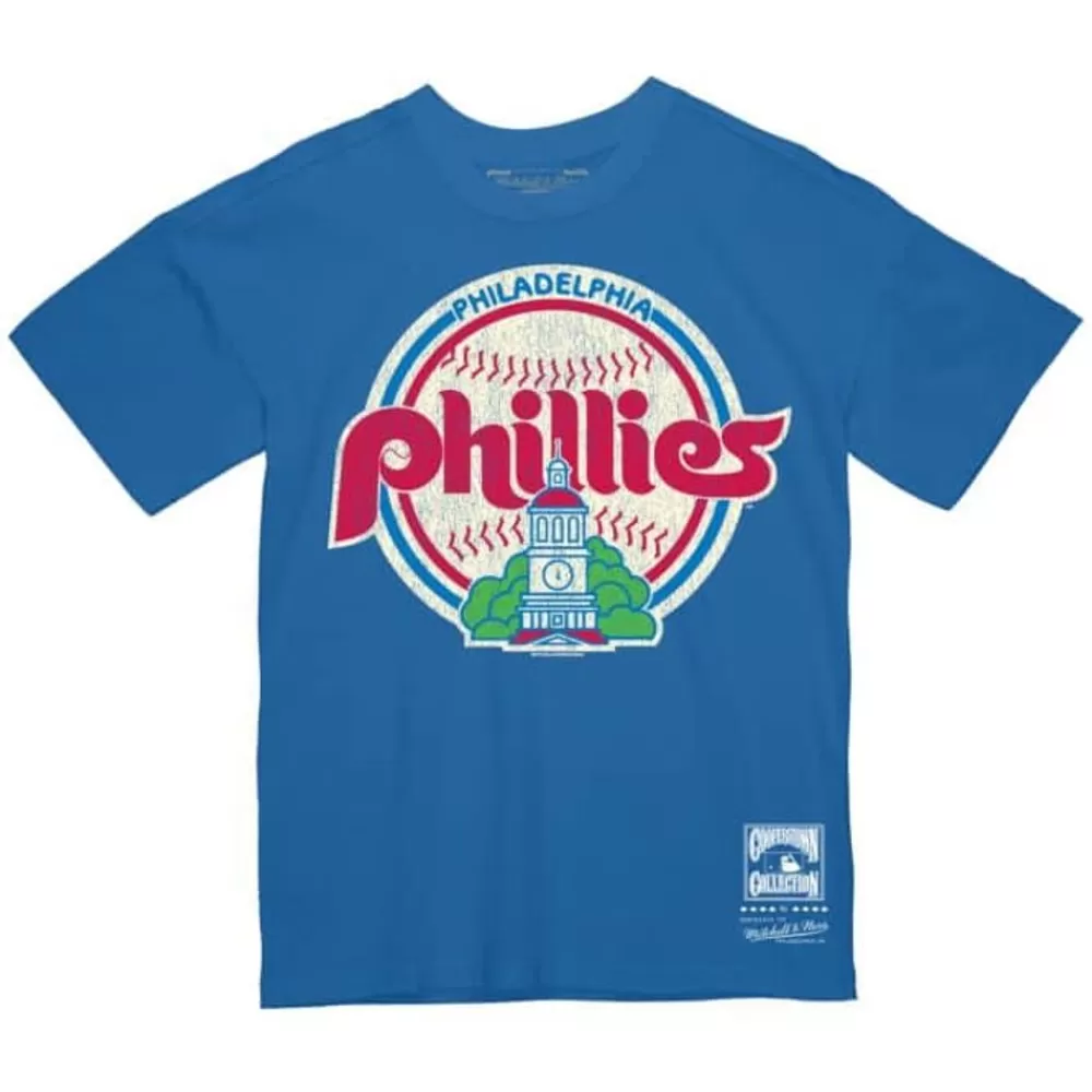 Apparel Mitchell & Ness T-Shirts & Tops-Under The Lights Tee Philadelphia Phillies