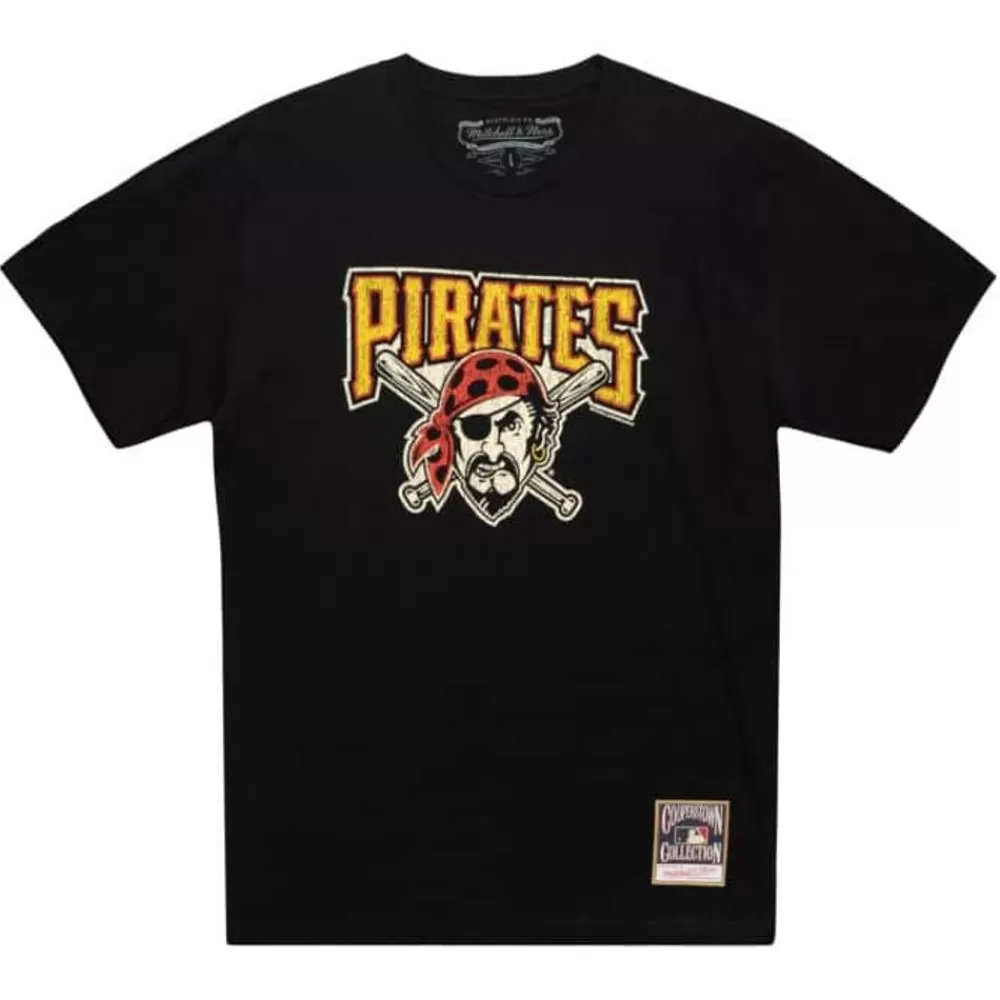 Apparel Mitchell & Ness T-Shirts & Tops-Under The Lights Tee Pittsburgh Pirates