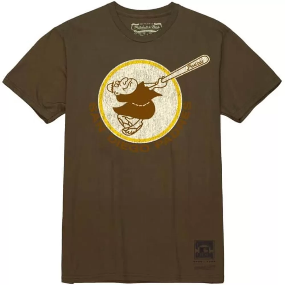 Apparel Mitchell & Ness T-Shirts & Tops-Under The Lights Tee San Diego Padres