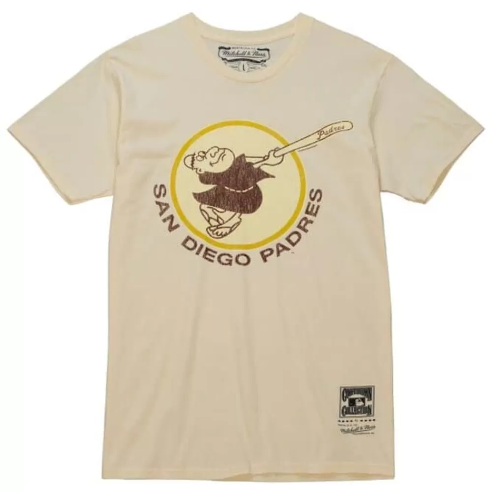 Apparel Mitchell & Ness T-Shirts & Tops-Under The Lights Tee San Diego Padres