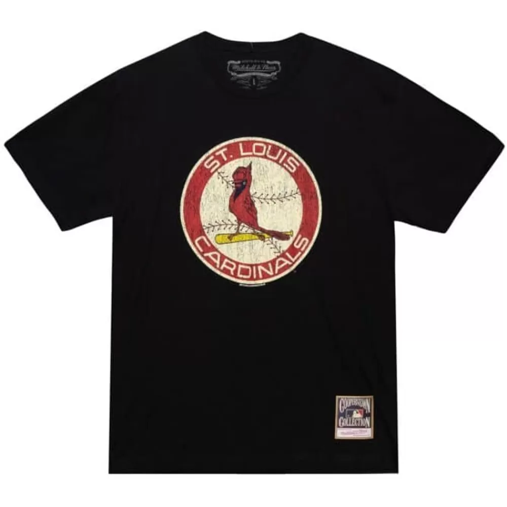 Apparel Mitchell & Ness T-Shirts & Tops-Under The Lights Tee St. Louis Cardinals