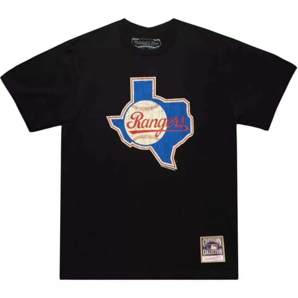 Apparel Mitchell & Ness T-Shirts & Tops-Under The Lights Tee Texas Rangers