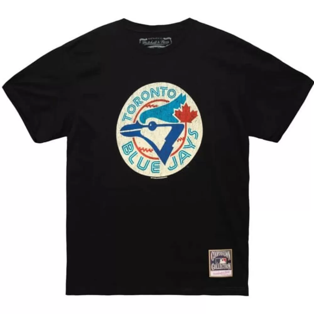 Apparel Mitchell & Ness T-Shirts & Tops-Under The Lights Tee Toronto Blue Jays