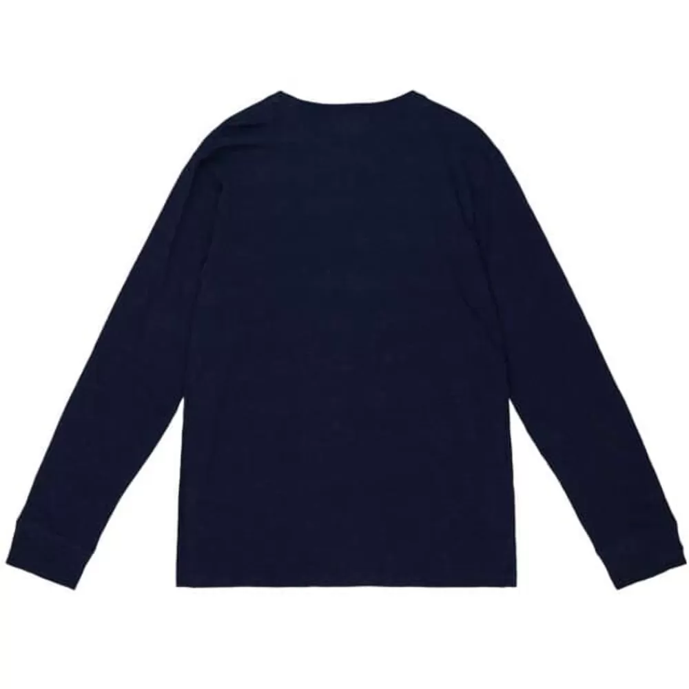 Apparel Mitchell & Ness T-Shirts & Tops-University Arch Logo Ls Tee Georgetown University