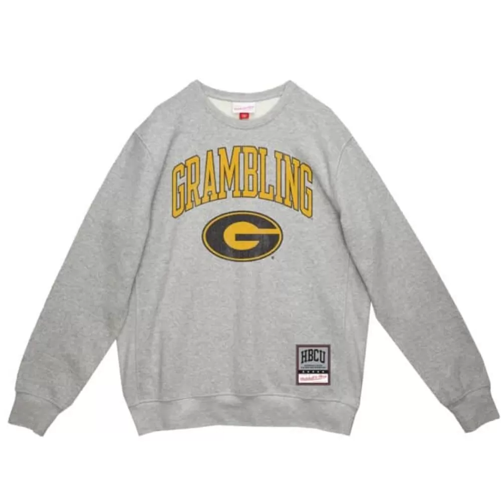 Apparel Mitchell & Ness T-Shirts & Tops-University Arch Logo Ls Tee Grambling State University