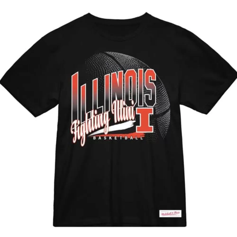 Apparel Mitchell & Ness T-Shirts & Tops-University Of Illinois U-C Madness Victory Road Tee