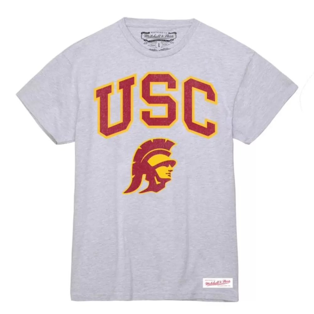 Apparel Mitchell & Ness T-Shirts & Tops-Vintage Arch Tee Usc