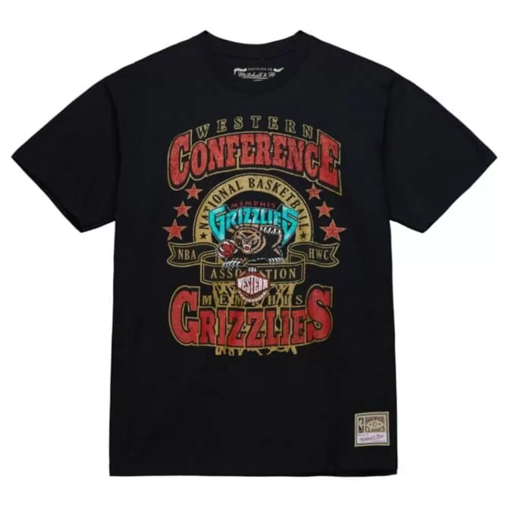 Apparel Mitchell & Ness T-Shirts & Tops-Wcf Tee Memphis Grizzlies