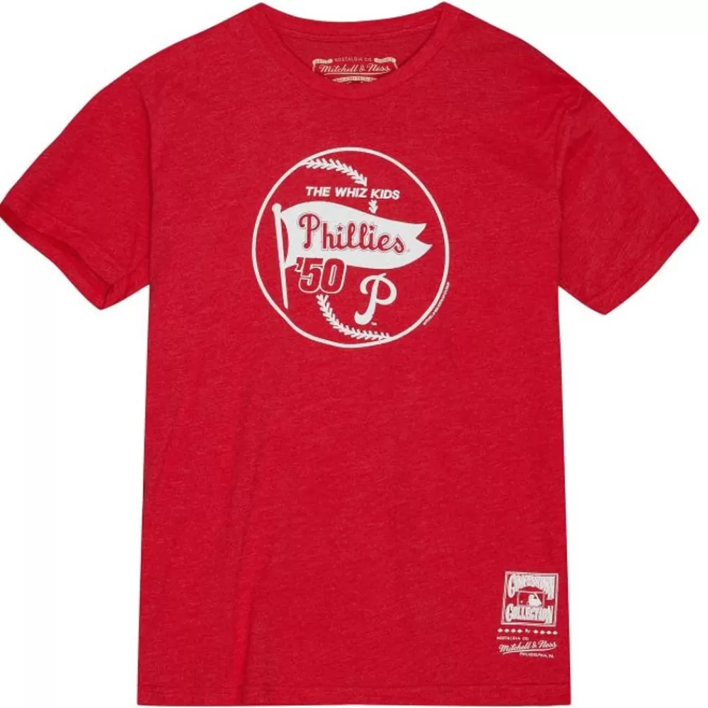 Apparel Mitchell & Ness T-Shirts & Tops-Whiz Kids Philadelphia Phillies