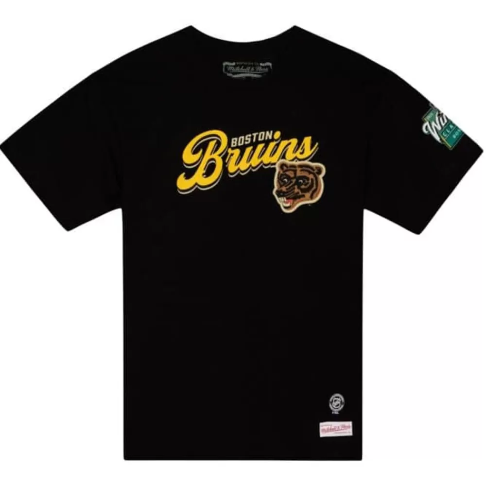 Apparel Mitchell & Ness T-Shirts & Tops-Winter Classic Lockup Tee Boston Bruins