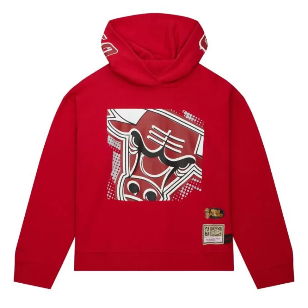 Apparel Mitchell & Ness Hoodies & Sweatshirts-Women'S Big Face 7.0 Hoodie Chicago Bulls