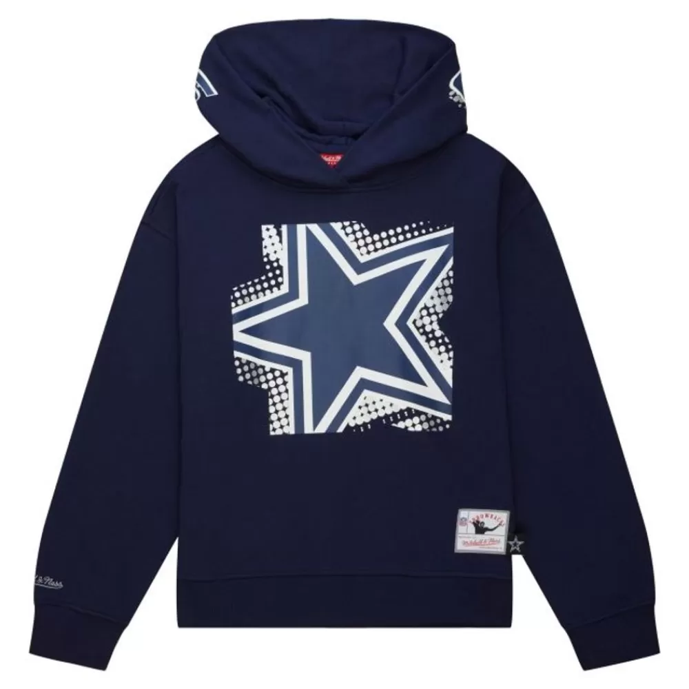 Apparel Mitchell & Ness Hoodies & Sweatshirts-Women'S Big Face 7.0 Hoodie Dallas Cowboys