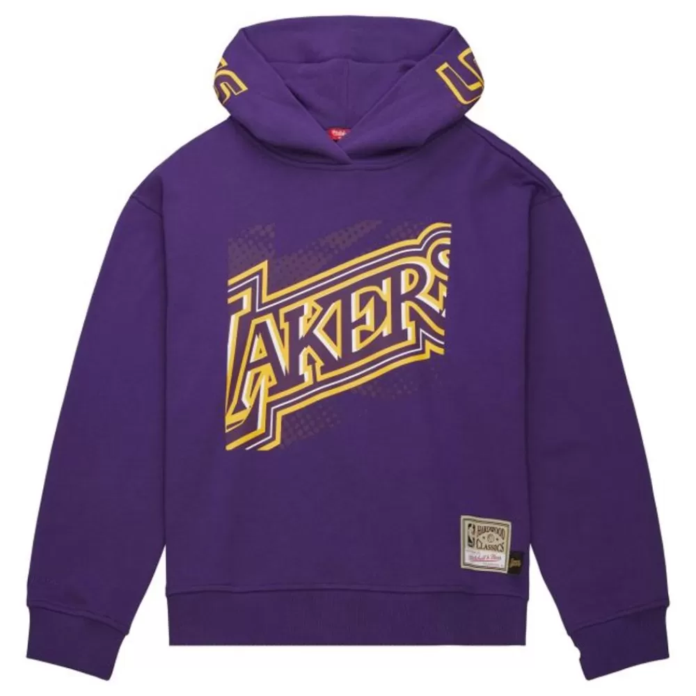 Apparel Mitchell & Ness Hoodies & Sweatshirts-Women'S Big Face 7.0 Hoodie Los Angeles Lakers