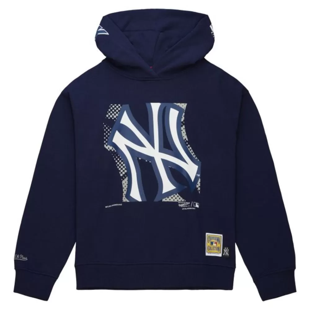 Apparel Mitchell & Ness Hoodies & Sweatshirts-Women'S Big Face 7.0 Hoodie New York Yankees