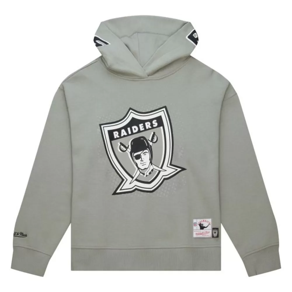 Apparel Mitchell & Ness Hoodies & Sweatshirts-Women'S Big Face 7.0 Hoodie Oakland Raiders