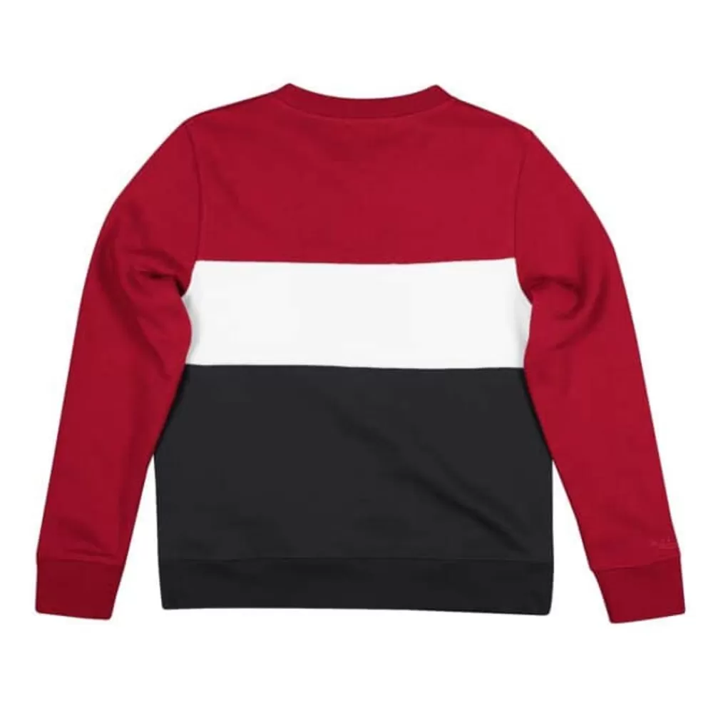 Apparel Mitchell & Ness Hoodies & Sweatshirts-Women'S Color Block Crew 2.0 Kansas City Chiefs