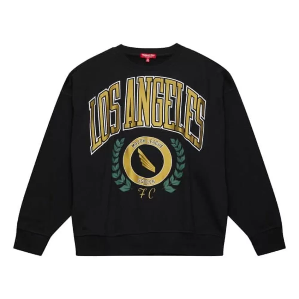 Apparel Mitchell & Ness Hoodies & Sweatshirts-Womens Logo Lt Crew 2.0 Los Angeles Fc