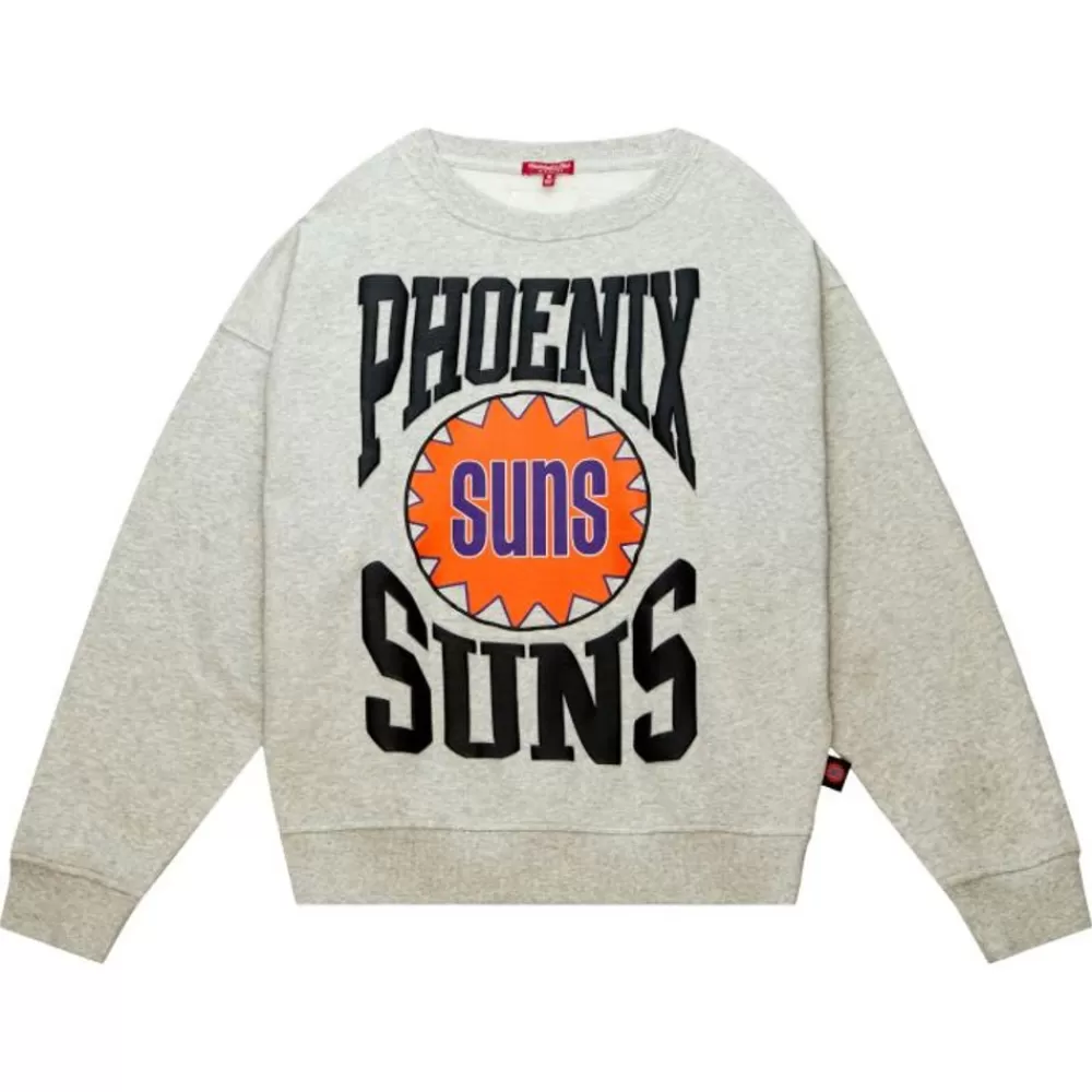 Apparel Mitchell & Ness Hoodies & Sweatshirts-Women'S Logo Lt Crew 3.0 Phoenix Suns