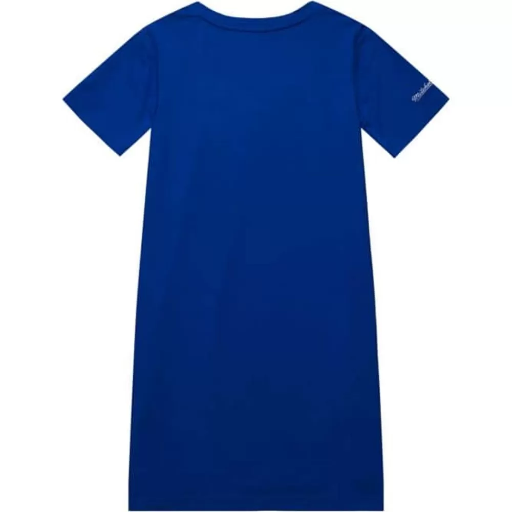 Apparel Mitchell & Ness T-Shirts & Tops-Womens Ss Dress Los Angeles Dodgers