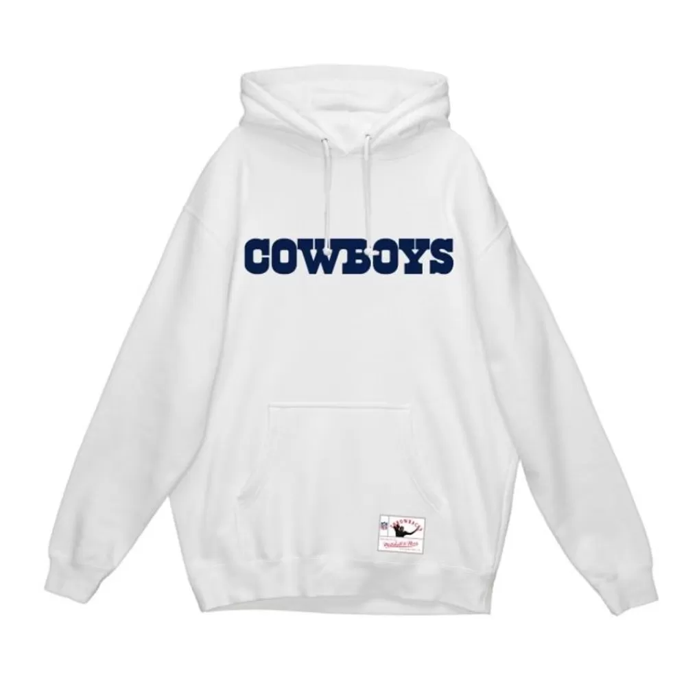 Apparel Mitchell & Ness Hoodies & Sweatshirts-Wordmark 1 Hoodie Dallas Cowboys