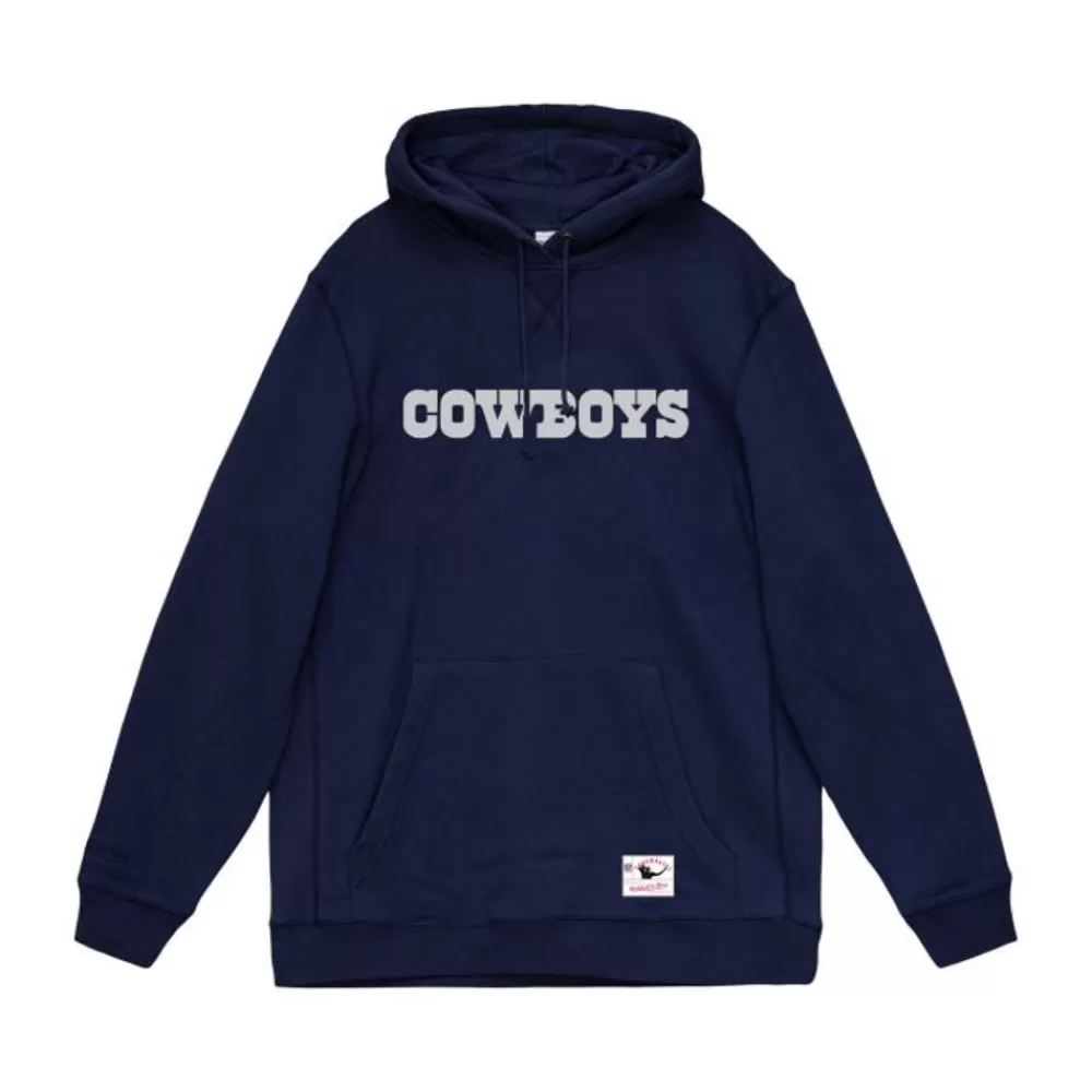 Apparel Mitchell & Ness Hoodies & Sweatshirts-Wordmark 1 Hoodie Dallas Cowboys