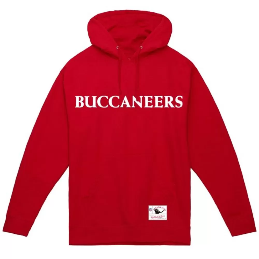 Apparel Mitchell & Ness Hoodies & Sweatshirts-Wordmark 1 Hoodie Tampa Bay Buccaneers