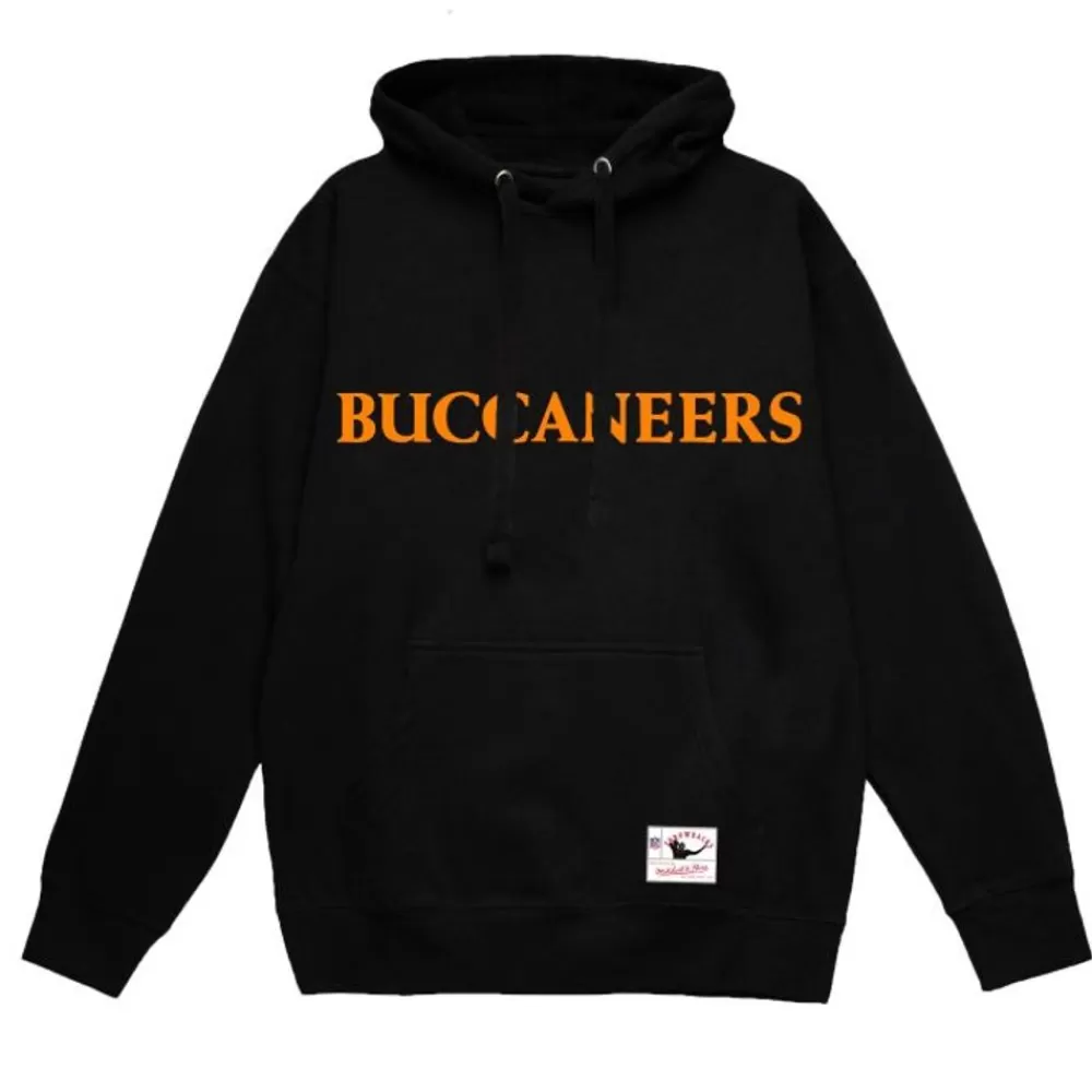 Apparel Mitchell & Ness Hoodies & Sweatshirts-Wordmark 1 Hoodie Tampa Bay Buccaneers