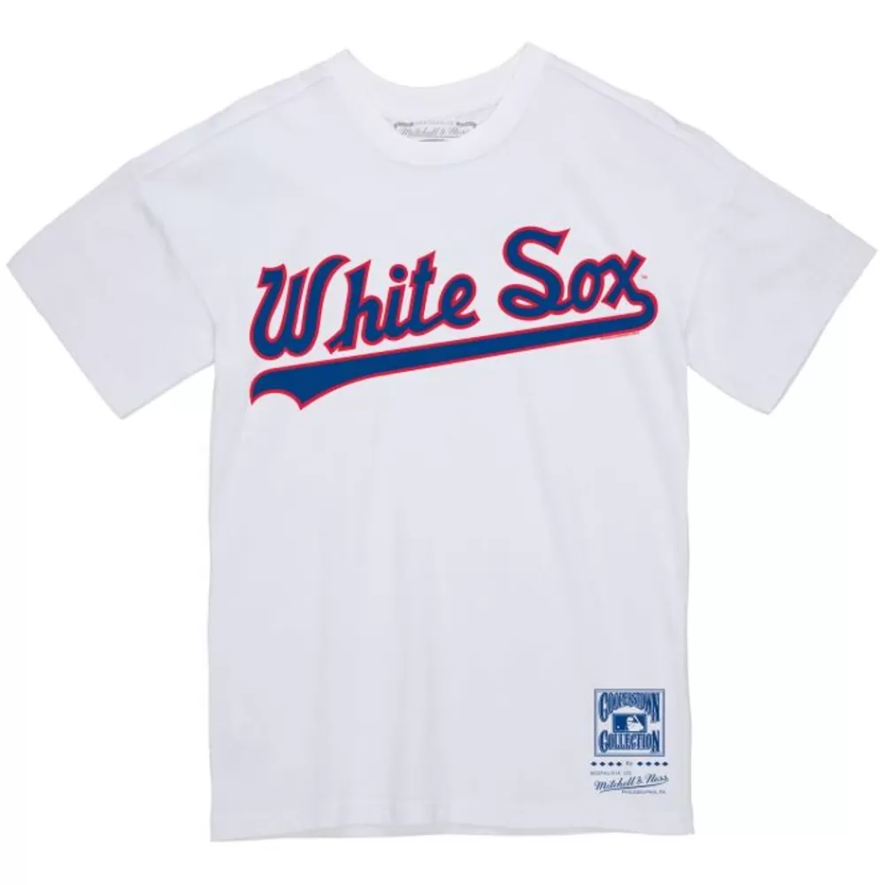 Apparel Mitchell & Ness T-Shirts & Tops-Wordmark 1 Tee Chicago White Sox