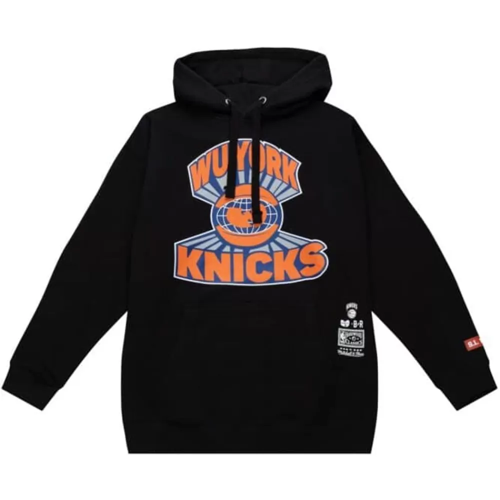 Apparel Mitchell & Ness Hoodies & Sweatshirts-Wu Tang Shaolin X Br Remix Hoody New York Knicks